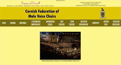 Desktop Screenshot of fed-cornishchoirs.org.uk